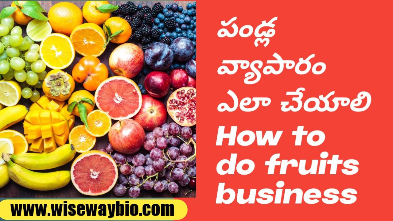 How to do fruits business